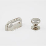 Polished nickel knob